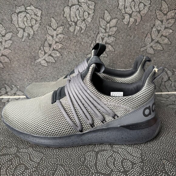 Adidas Cloudfoam Mens Sneakers Size 10.5 Gray Lightweight Breathable Mesh Casual - Picture 1 of 9
